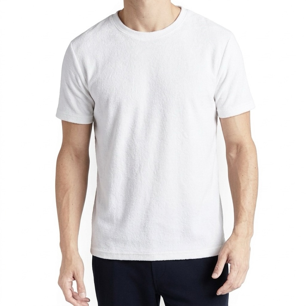 Goodlife Terry Towel White Crew T-Shirt